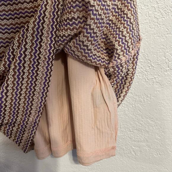 Sanctuary NWT New Fireside Chevron Dress in Sandbar size M - Picture 11 of 12